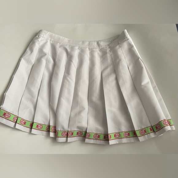 New White Lilly Pulitzer Tennis Skirt sz 14 Pleated Ladybugs Pickleball Summer - Picture 14 of 16